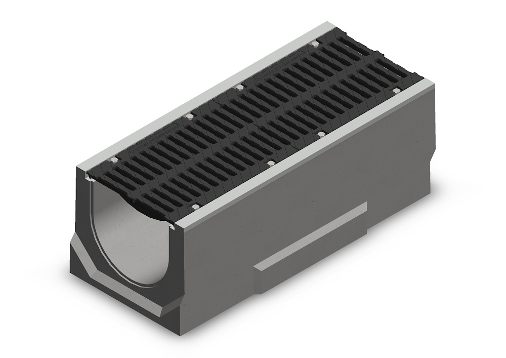 Лоток водоотводный бетонный SteePro M DN300 H360